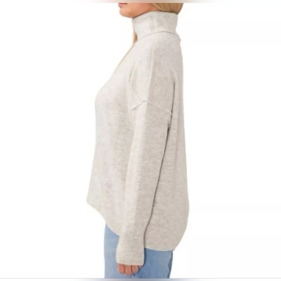 NWT Vince Camuto Silver Heather Turtleneck Sweater  🩶 XXL - Picture 2 of 9